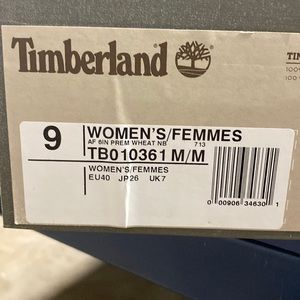 New in box. Women’s timberland. Size 9. For more like an 8.5